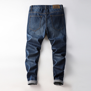 <span class=keywords><strong>Jeans</strong></span> Vintage da <span class=keywords><strong>Uomo</strong></span> Blu Lavato a Prezzo Conveniente, Alta Qualità, Stile Casual e Streetwear - Product Image 2