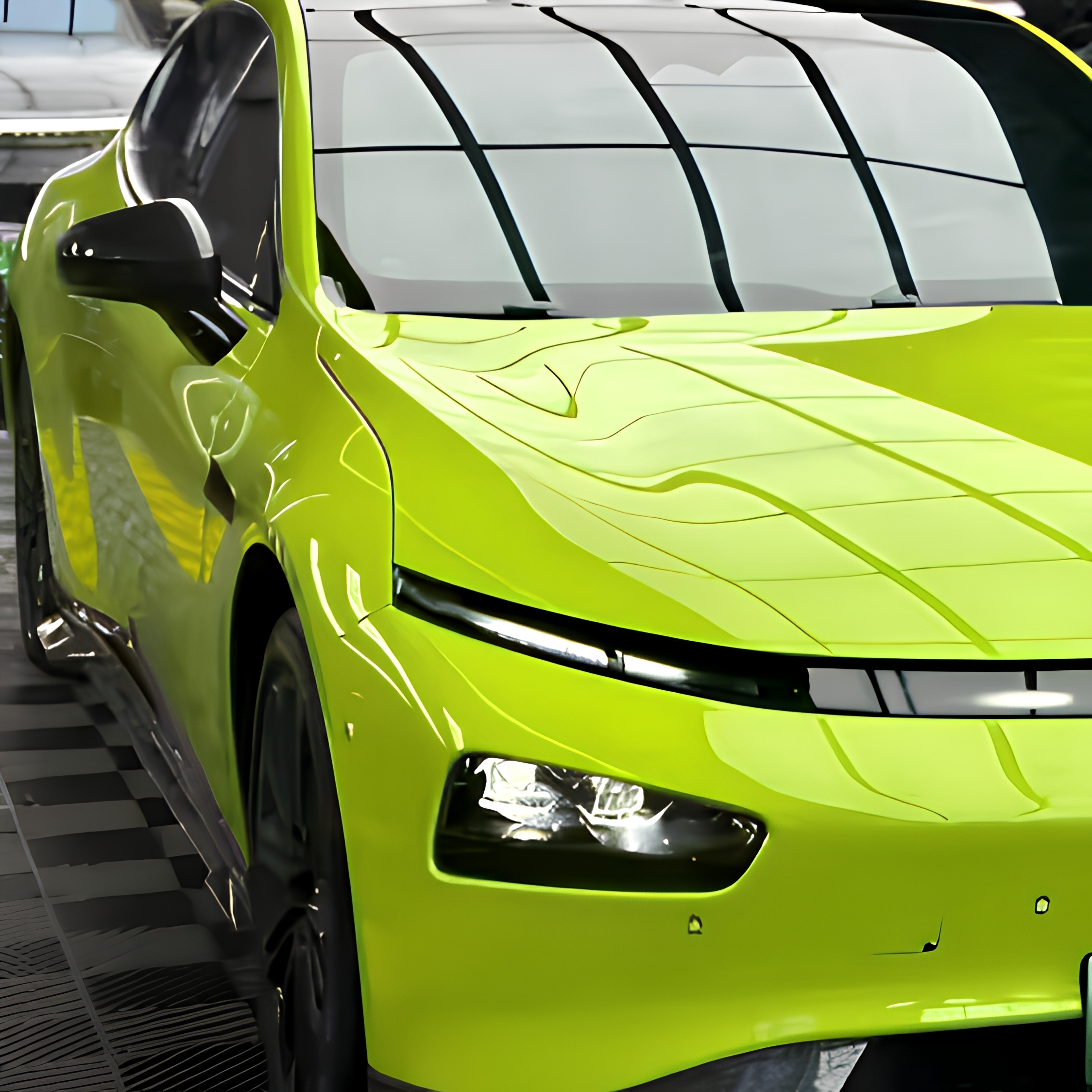 Verde fluorescente