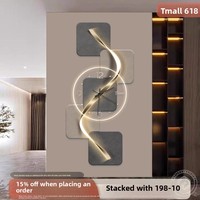 Jam Dinding Analog Akrilik Persegi Modern Mewah Elektrik 2024 Kontrol Suara Lampu LED Senyap Bertenaga Listrik untuk Ruang Tamu