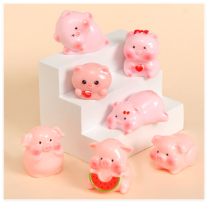 Regalo <span class=keywords><strong>di</strong></span> compleanno <span class=keywords><strong>di</strong></span> matrimonio regalo <span class=keywords><strong>di</strong></span> affari Kawaii scultura animale in miniatura dolce fata maiale rosa decorazione cinese del nuovo anno - Product Image 2
