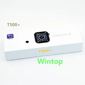 bloeddruk horloge horloge Suppliers-2021 Hartslag Bloeddrukmeter Reloj Inteligente Hiwatch 6 Horloges Serie 6 Smart Horloge t500+ Smartwatch