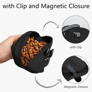Free Sample Waterproof IP67 Wool Rabbit Agility <b>Training</b> Portable Pouch Poop Bag Dispenser <b>Treat</b> Bag Outdoor Travel - Product Image 4