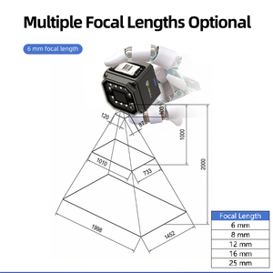 Escáner de <span class=keywords><strong>C</strong></span>ódigo de Barras LONVILL Multifocal Segmentado, Configuración Directa, RS232, Ethernet, Montaje Fijo, con Pantalla - Product Image 6