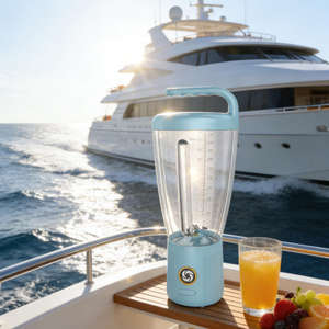 Mixeur portable pour smoothies, étanche, pour cuisine/voiture, durable, 1000 ml, sans BPA, alimenté par batterie USB - Product Image 1