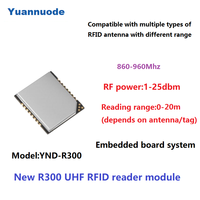 Nouveau Module de lecteur RFID UHF à puce R300 antenne 0-9dbi longue portée petite carte TTL système Windows SDK intégré pour 860-960MHz