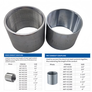 Raccords pour conduits rigides IMC <span class=keywords><strong>en</strong></span> acier galvanisé, certifiés CUL, norme américaine, pour conduits électriques, raccords pour conduits <span class=keywords><strong>en</strong></span> aluminium 1/2 pouce - Product Image 3