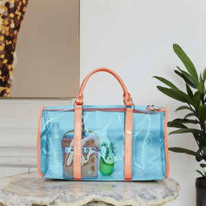 Bolsa de Gimnasio Unisex Transparente de PVC con Diseño Holográfico, Cierre de Cremallera, Bolsa de Viaje para Hombres/Mujeres/Niñas/Niños - Product Image 3