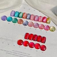 38 couleurs UV Gel polonais haute brillance oeil de chat Nail Art Design bricolage aimant matériel échantillon gratuit