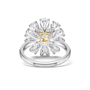 Ada Jewelry - Anillo de Plata de Ley S925 con Circonita Rosa Romántica, Simple, Dulce y Elegante, Listo para Enviar, MOQ Bajo de 1 Pieza, para Mujer - Product Image 1