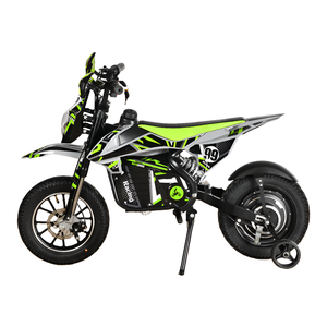 MAXSPEED Moto tout-terrain miniature 500W pour enfants, 2 roues, moteur à balais, batterie plomb-acide 36V12AH, pour sports de plein air, moteur 500W/800W/1 - Product Image 4