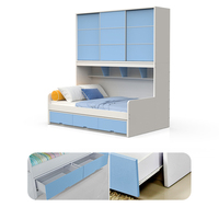 Maßgefertigte Holz-Schlafzimmermöbel mit Schönem Design für Einzel-, Doppel-, Kinder- und Jugendbetten 	 Ausziehbares Bett für Erwachsene für Zuhause und Hotel