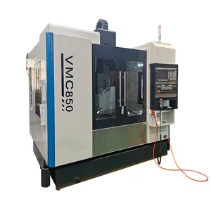 High-accuracy VMC850 metal vmc turning 3 axis vertical cnc machining center with reliable motor and bearing