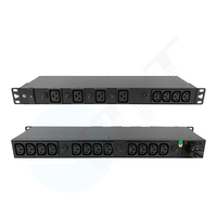 Unité de distribution d'alimentation PDU pour armoire 1U mixte C13 C19 prises PDU 20 voies serveur Rack PDU Univers