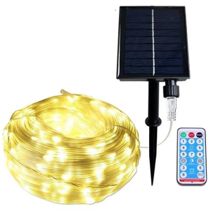 Cuerdas de luz LED impermeables IP44 para exteriores, decoración de jardín para Patio, 5M, 10M, 20M, 30M, 50M, 100M, iluminación de cadena de hadas - Product Image 2