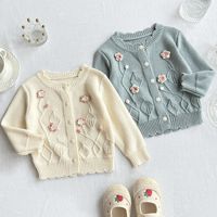 Pulls en tricot doux d'automne pour bébés, fournisseur de vêtements pour bébés, pulls cardigan chauds d'hiver pour garçons et filles