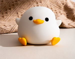 Nouvelle Lampe de Table Créative en Silicone pour Enfants, Design Moderne Canard <span class=keywords><strong>Doudou</strong></span>, LED Blanc Chaud, Taille Moyenne, Rechargeable, Minuterie de Sommeil, pour Chambre à Coucher - Product Image 4
