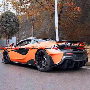 Per McLaren 570/570s/540 Upgrade 600LT Body Kit Dry/Wet in fibra di carbonio paraurti laterali minigonne alettone alettone cofano diffusore posteriore nuovo - Product Image 4