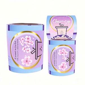 Rouleau d'emballage de collation stratifiée de qualité alimentaire en plastique composite de feuille d'aluminium imprimée personnalisée pour les chips/noix/sachet de thé de bonbons - Product Image 6