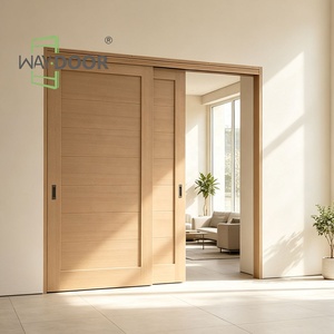<span class=keywords><strong>Porta</strong></span> <span class=keywords><strong>Scorrevole</strong></span> <span class=keywords><strong>Doppia</strong></span> a Sospensione in Legno di Quercia Massiccio, Su Misura, Salvaspazio, per Interni, Personalizzabile dal Produttore - Product Image 1