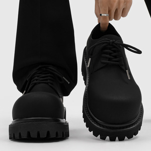 Chaussures Derby Décontractées pour Hommes Printemps 2026, Bout Large, Talon Discret de 10 cm, Chaussures Derby de Luxe - Product Image 3