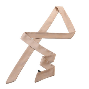 Sciarpa Sottile in Seta con Stampa Animale Fantasiosa in Rosa e <span class=keywords><strong>Rosso</strong></span> per Elastico per Capelli e Manico Borsa - Product Image 2