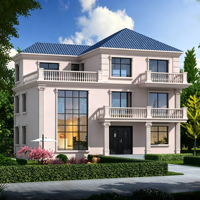Villa et hôtel préfabriqués en acier moderne Econel avec structure en acier à 2 étages et système de plancher à 6 chambres