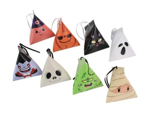 Halloween Triangle <strong>Small</strong> Candy Treat <strong>Paper</strong> Box Trick or Treat Goodie <strong>Boxes</strong> Party Favour Gift Packaging <strong>Paper</strong> <strong>Boxes</strong> - Product Image 3