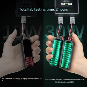 Cargador de Baterías Inteligente OVONIC D15 de Doble Canal, 30W AC 1S-3S 3.7V-11.1V LiPo para Autos, Barcos y Drones RC - Product Image 2