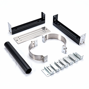 งานขึ้นรูปโลหะแผ่นมาตรฐานยุโรป S355MC ชิ้นส่วนดัดขึ้นรูปด้วยเครื่อง CNC สำหรับเครื่องจักรวิศวกรรมก่อสร้าง - Product Image 1