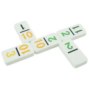 Jeu de <span class=keywords><strong>dominos</strong></span> numériques Double 12 avec boîte en PVC Train de pose Ensemble de jouets <span class=keywords><strong>dominos</strong></span> de l'usine professionnelle Domino à vendre - Product Image 5