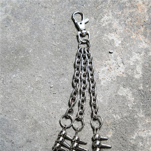 मिश्र धातु धातु शंकु कनेक्शन बेली चेन कार्गो पैंट श्रृंखला बहुमुखी यूनिसेक्स हिप हॉप रॉक पंक डिस्क फैशन कमर चेन - Product Image 5