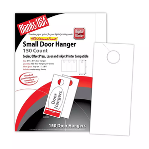 Tùy chỉnh chất lượng cao in thời trang logo nhựa tái sử dụng cửa móc áo giấy - Product Image 1