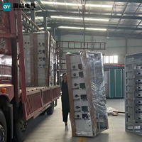 Boîtier de distribution de panneaux de condensateurs triphasés 100 kVAR 200 A en acier, Compensateur réactif, Équipement d'économie d'énergie pour le facteur de puissance