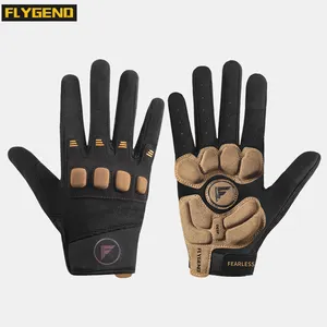 FLYGEND BIKING Full Finger Cycling Anti Slip Breathable MTB Road Bicycle Gloves Men Outdoor Sports Bike Cycling Gloves