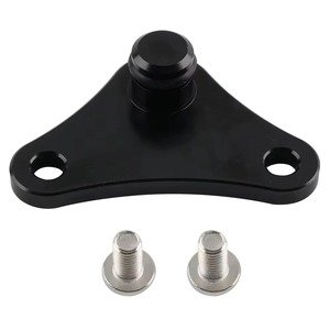 Tapa de puerto de válvula de admisión Auso-Racing K-Series de aleación de aluminio negra para Honda K20 K24 Civic Integra - Product Image 3