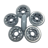 Usine directement Durable PU Impression personnalisée Meilleure qualité 64mm 68mm 70mm 72mm 76mm 80mm 60mm 58mm Roues de patin à roues alignées