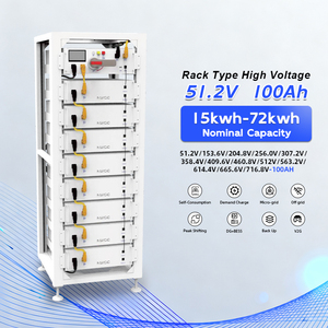 Batería de Rack de Alto Voltaje de 30KWH 60KWH, Batería de Iones de Litio de 51.2V 100Ah para Almacenamiento de Energía Industrial - Product Image 3