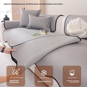 Tappetino Estivo in Rattan <span class=keywords><strong>per</strong></span> <span class=keywords><strong>Divano</strong></span>, Copridivano Rinfrescante <span class=keywords><strong>per</strong></span> Soggiorno, Cuscino Antiscivolo Fisso <span class=keywords><strong>per</strong></span> <span class=keywords><strong>Divano</strong></span> - Product Image 4