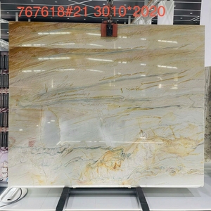 Dalle de quartzite Aquarella, quartzite naturel brésilien, panneau mural en pierre, revêtement mural extérieur, décoration intérieure - Product Image 2