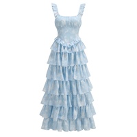Robe de plage d'été élégante à fleurs sur mesure OEM, style italien, longueur ras du sol, pour usage quotidien, fabrication en usine