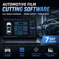 Software de Corte de Películas Automotrices, Base de Datos Completa de Vehículos, Diseño Inteligente, Acceso por 7 Días