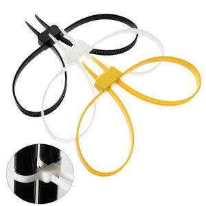 JAGASL Self-Locking Cable Ties Disposable Heavy Duty Nylon 13*880MM Double <strong>Zip</strong> Plastic Double Buckle <strong>Fasteners</strong> for Cable - Product Image 1
