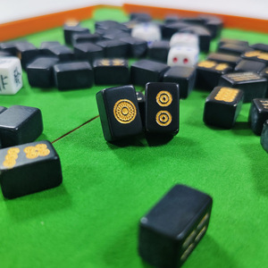 Jeu de Mahjong et de Tuiles de Poker en Acrylique Personnalisé, Portable, Pliable, Écologique, Hikeon HKK0099 pour 2 à 4 Joueurs, Divertissement - Product Image 5