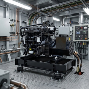 เครื่องกำเนิดไฟฟ้าทางทะเล 20KW 25KVA 3 เฟส 60hz ได้รับการรับรองสำหรับเรือประมงแอฟริกัน ป้องกันละอองเกลือ มีความเสถียร รุ่น VLW20GF พร้อมบริการครบวงจร - Product Image 1