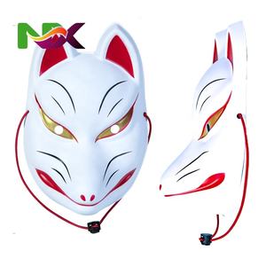 Maschera per <span class=keywords><strong>Cosplay</strong></span> <span class=keywords><strong>Anime</strong></span> Demoned <span class=keywords><strong>Slayer</strong></span>: Kimetsu No Yaiba, Accessorio per <span class=keywords><strong>Cosplay</strong></span> Volpe, per Comic Con e Halloween - Product Image 2
