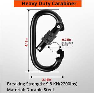 調節可能な金属フック付きツリースタンドベルトハンティングハーネス - Product Image 5