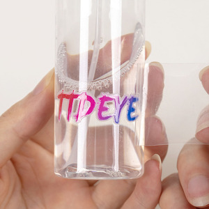 Impresión de logotipo personalizado sin fondo, pegatinas de transferencia UV de vinilo DTF <span class=keywords><strong>para</strong></span> etiquetas de embalaje - Product Image 3