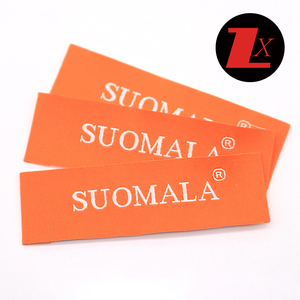 Clothing Size Labels Clothing Garment Satin Woven Label High-density Tags For Clothes Label Woven Tag