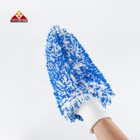 Gant de lavage de voiture en microfibre JYM-CW02, en chenille pelucheuse, sans peluches, sans rayures, pour le detailing automobile