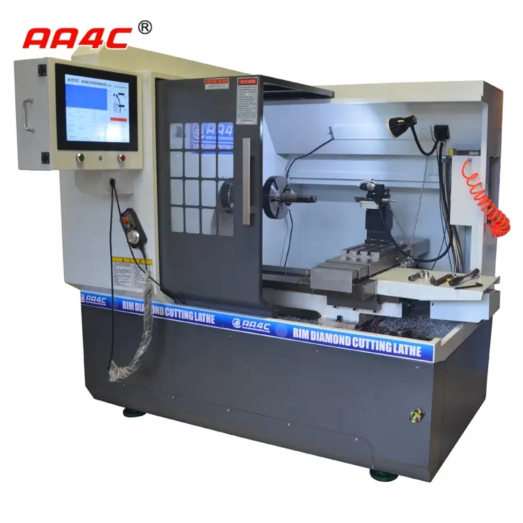 AA4C automatico auto in lega cerchione diamante macchina di taglio Rim rinnovare CNC tornio ruota raddrizzamento riparazione macchina AA-RDCM825